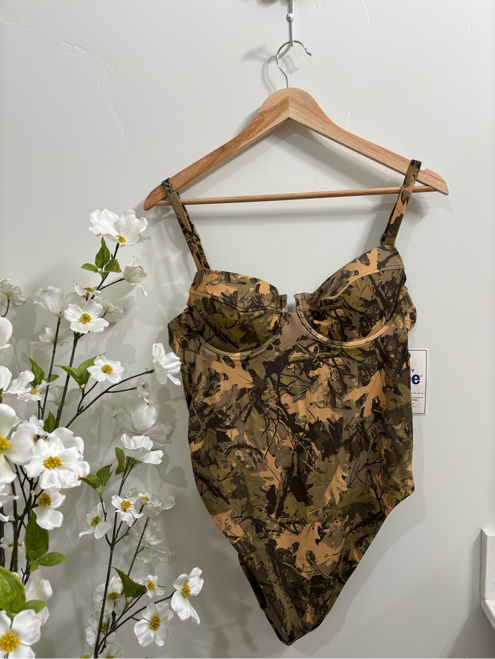 Women's Camo Underwire Swimsuit